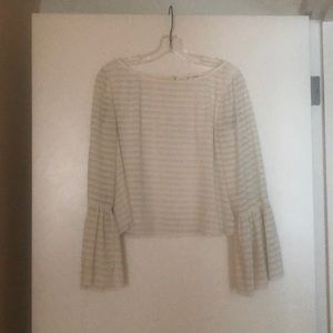 Club Monaco off white blouse